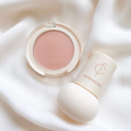 ベアブラッシャー パフ付き/フォレンコス/パウダーチークを使ったクチコミ(2枚目)