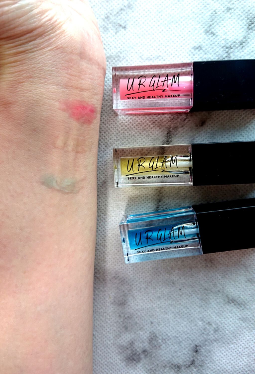 UR GLAM　LIP OIL クリアイエロー/U R GLAM/リップグロスを使ったクチコミ（2枚目）