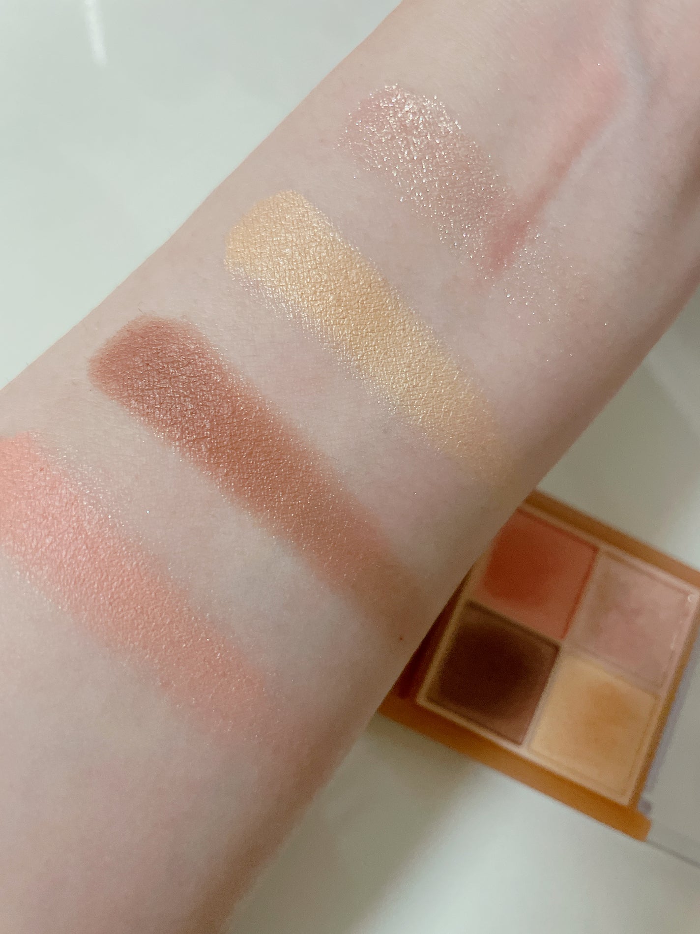 ベージュトーンアイシャドウ/CEZANNE/アイシャドウパレットを使ったクチコミ(6枚目)