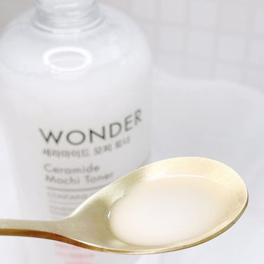 Wonder Ceramide Mochi Toner（トニーモリーワンダーCモチトナー）/TONYMOLY/化粧水を使ったクチコミ（3枚目）