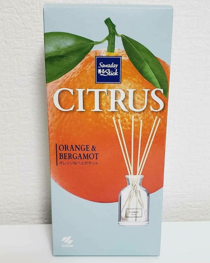 サワデー 香るスティック シトラスオレンジ&ベルガモットのクチコミ「♡ルームフレグランス♡
香るスティック オレンジ&ベルガモット 70ml
 
オレンジの香り.....」(2枚目)