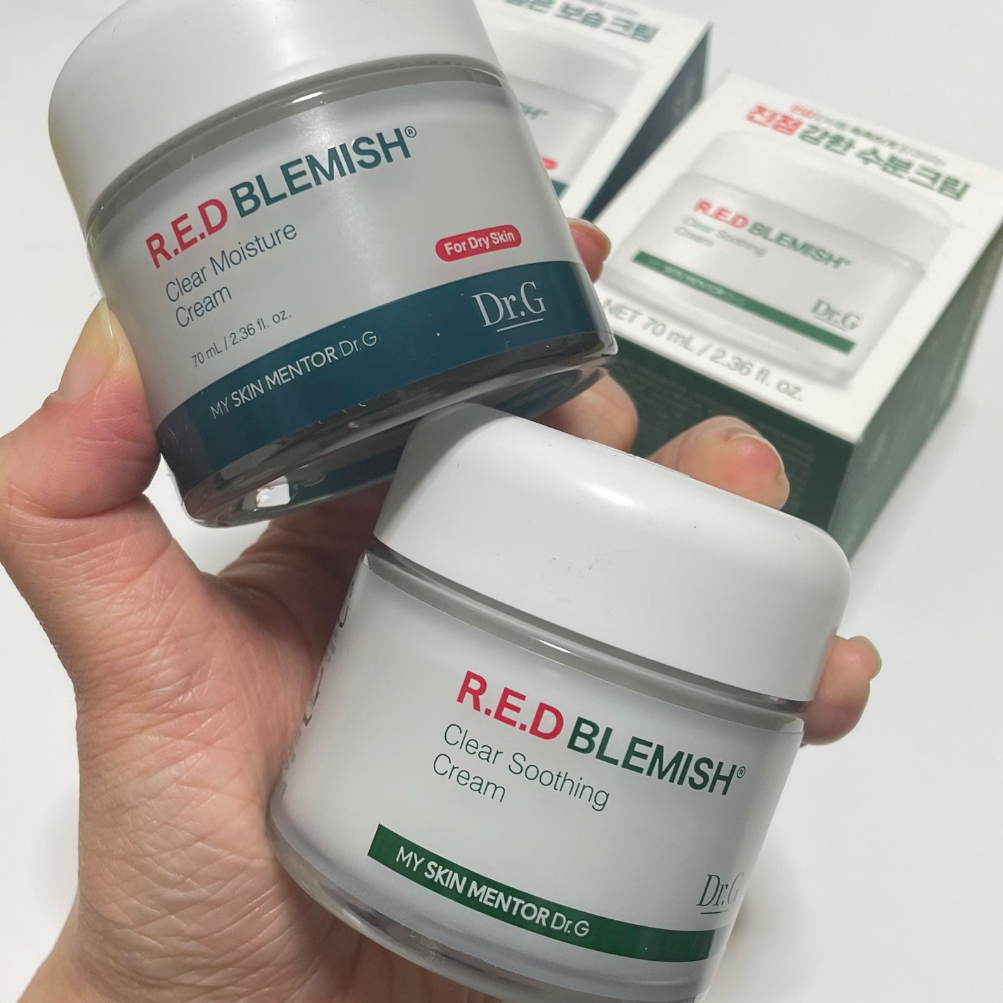 レッドブレミッシュ クリアモイスチャークリーム/Dr.G/フェイスクリームを使ったクチコミ(3枚目)