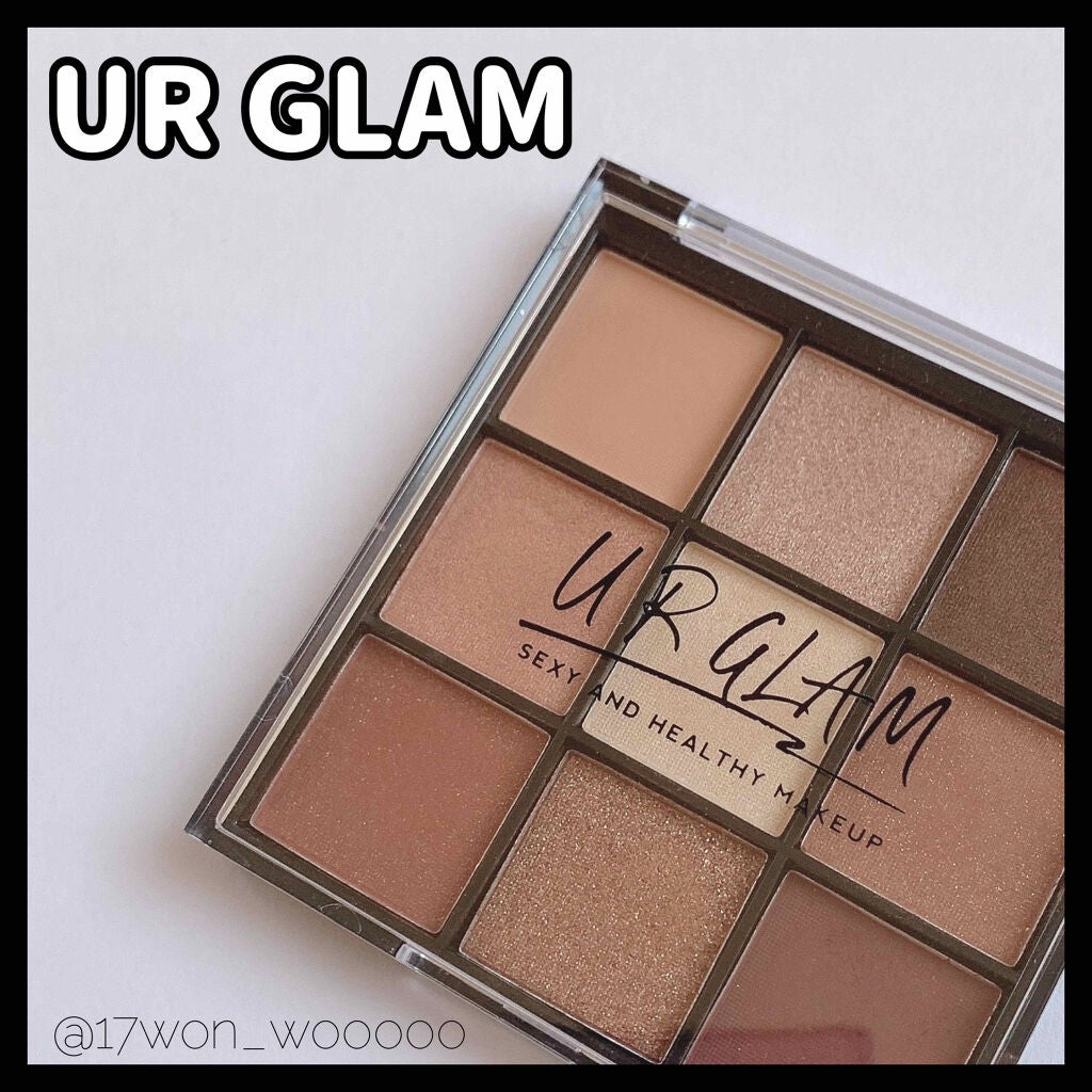 UR GLAM BLOOMING EYE COLOR PALETTE/U R GLAM/アイシャドウパレットを使ったクチコミ(1枚目)