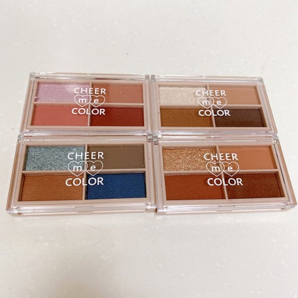 CHEER me COLOR アイシャドウ/セリア/アイシャドウパレットを使ったクチコミ(1枚目)