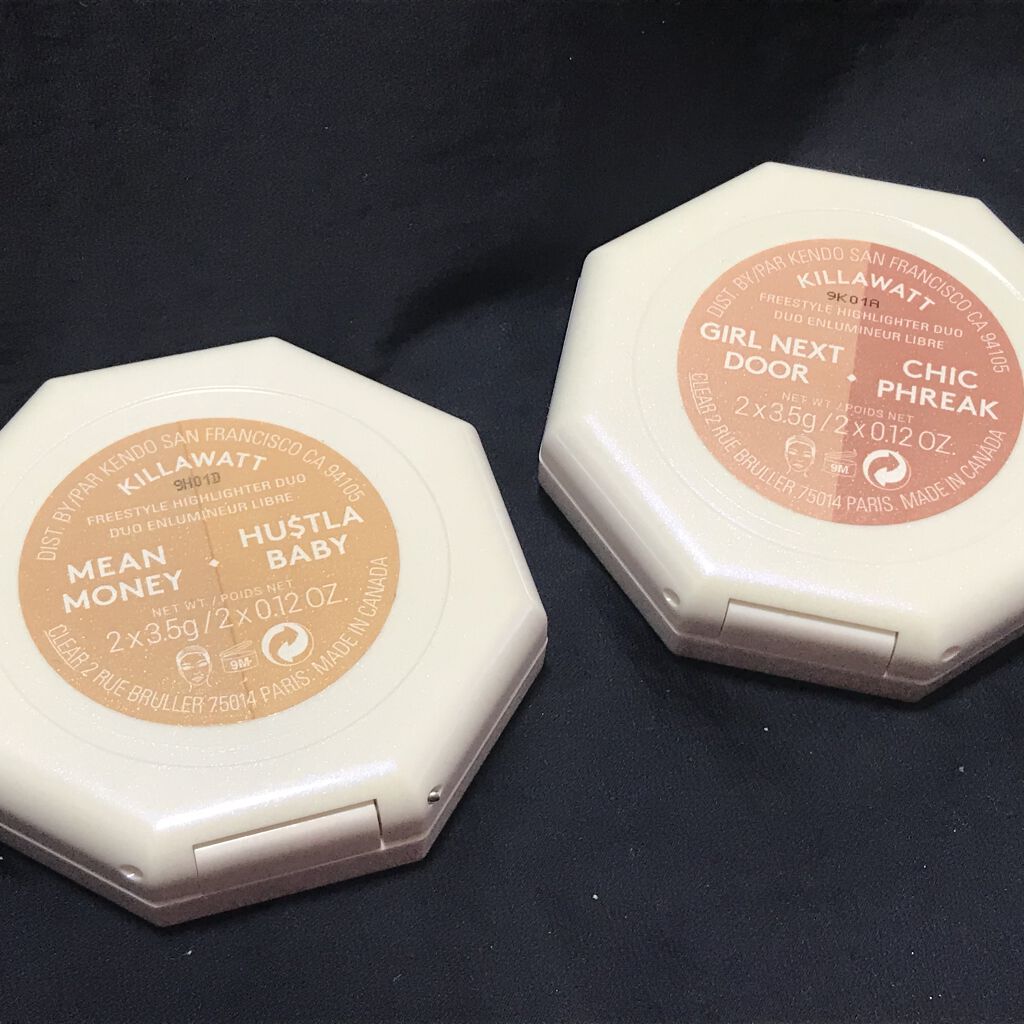 KILLAWATT FREESTYLE HIGHLIGHTER DUO/FENTY BEAUTY BY RIHANNA/パウダーハイライトを使ったクチコミ（2枚目）