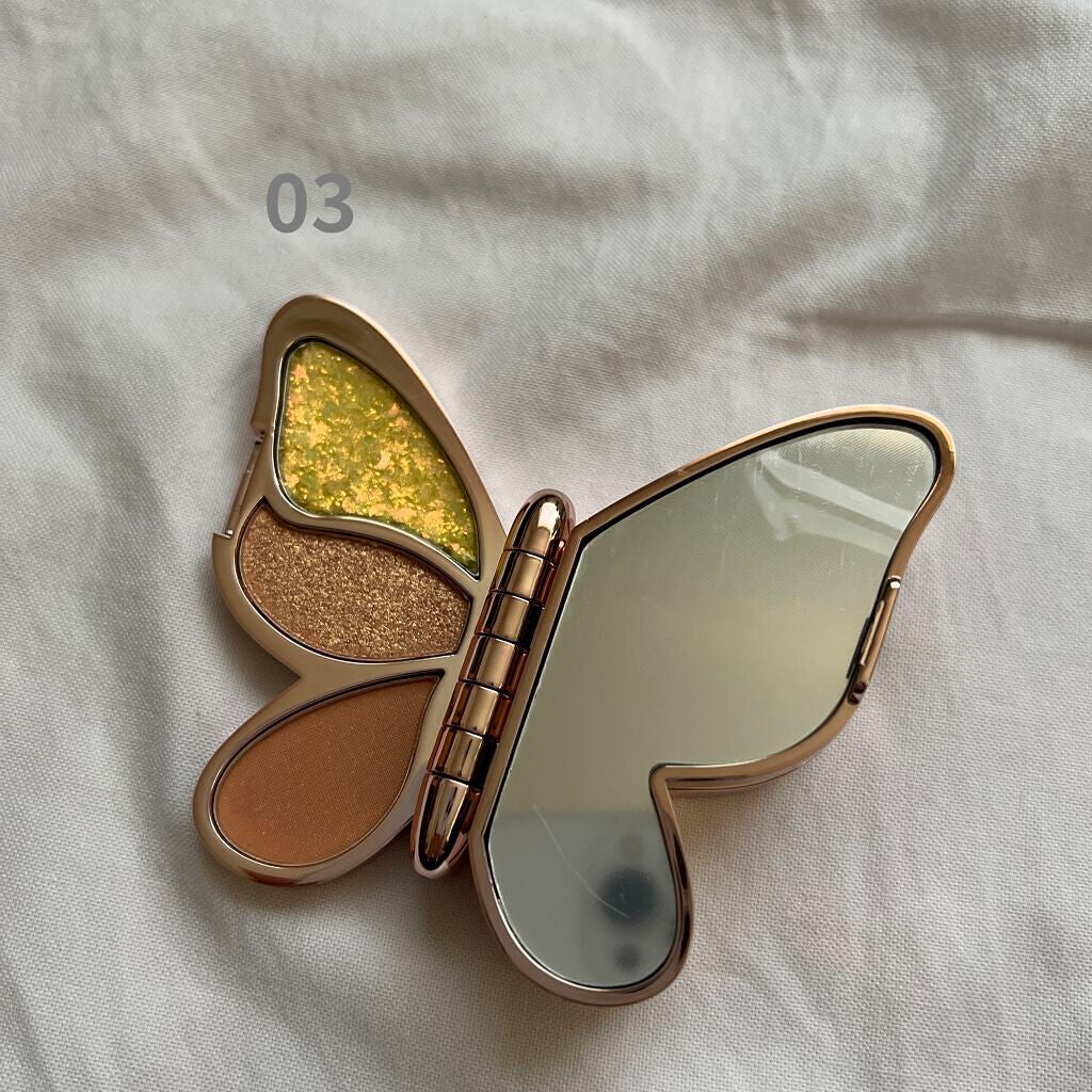 バタフライアイシャドウパレット/AGAG/アイシャドウパレットを使ったクチコミ(9枚目)