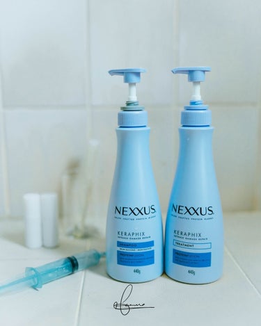 NEXXUS(ネクサス) インテンスダメージリペア シャンプー／トリートメントのクチコミ「#NEXXUS #ネクサス @nexxushairjapan さんから #シャンプー と #ト.....」（1枚目）