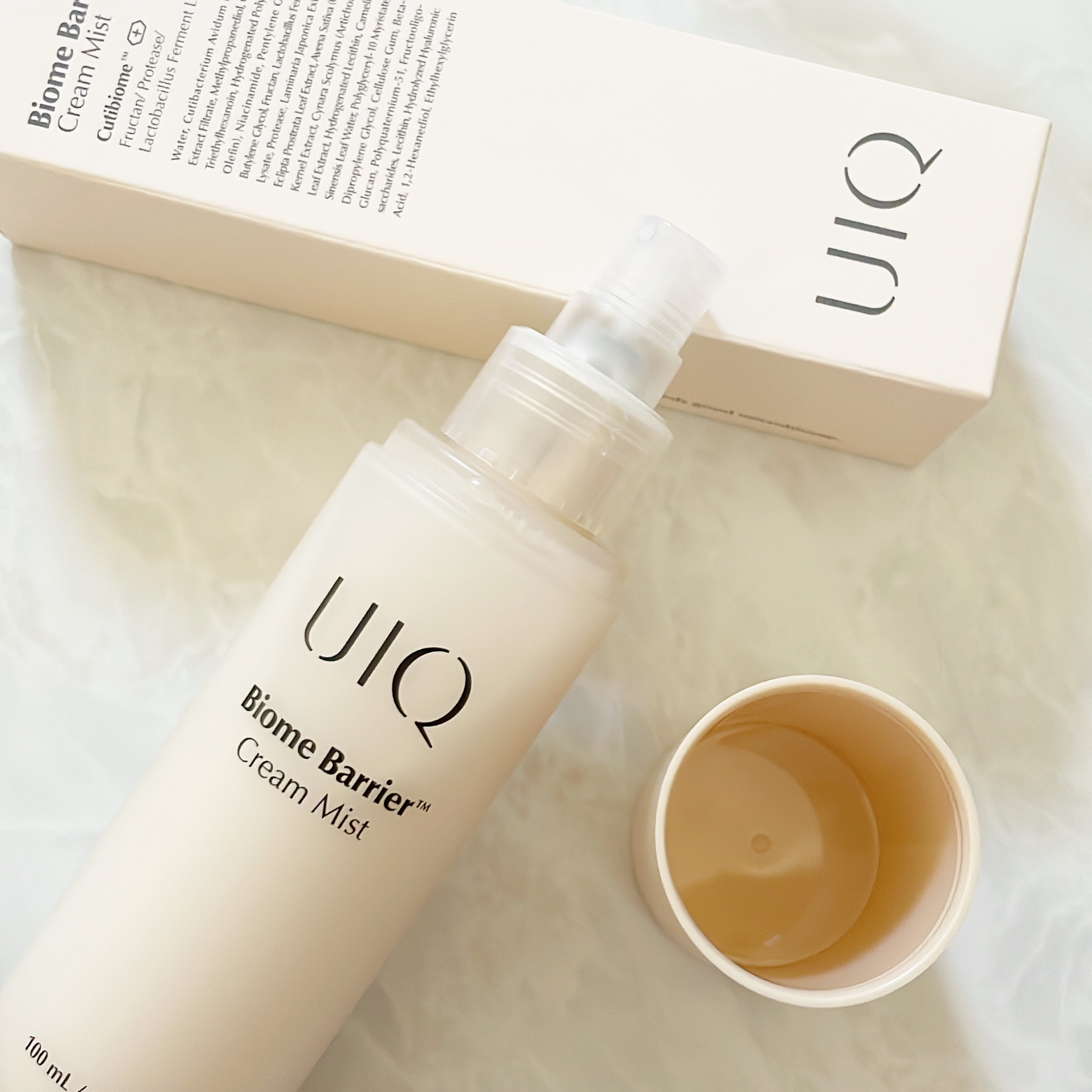 バイオームバリア クリームミスト/UIQ/ミスト状化粧水を使ったクチコミ（3枚目）
