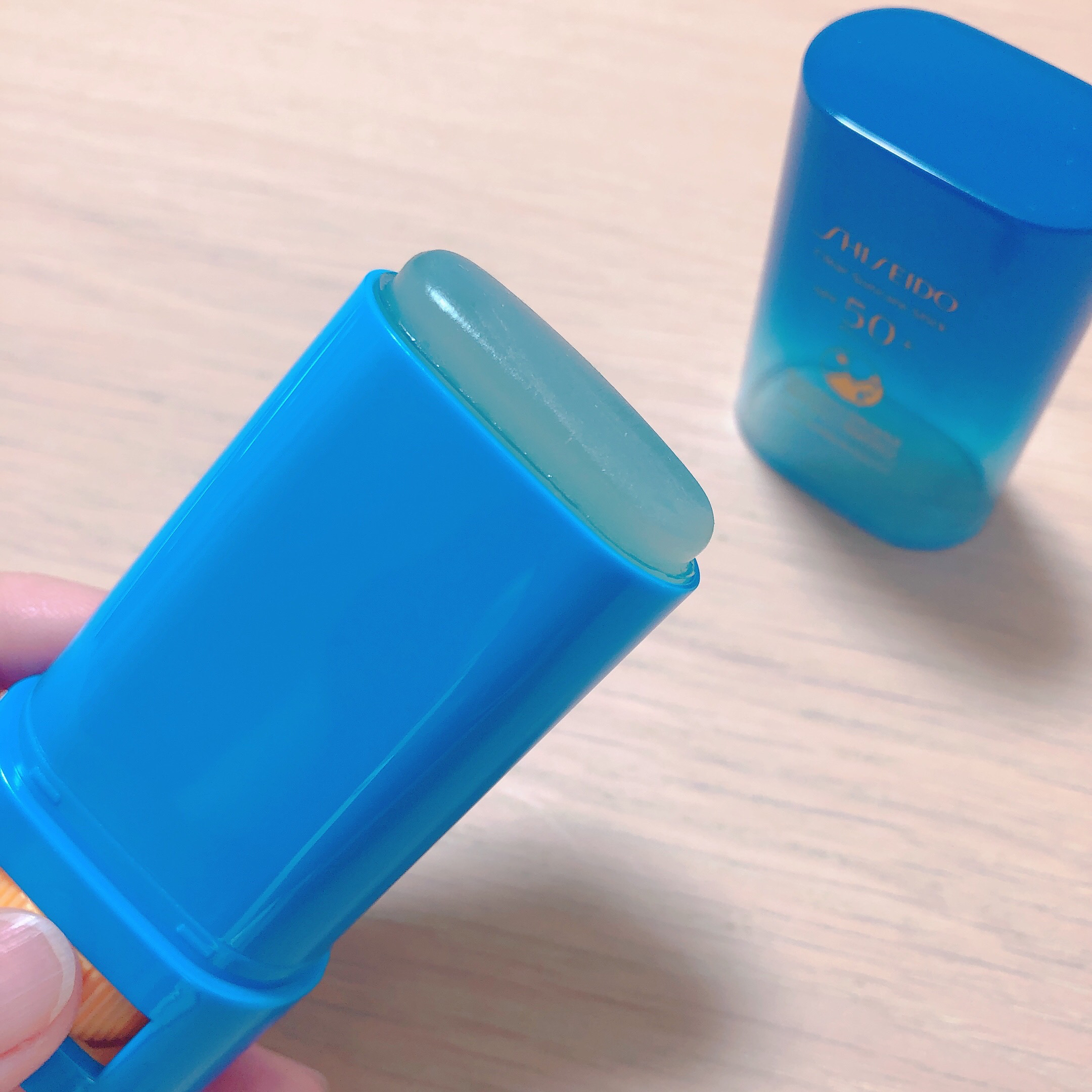 クリア サンケア スティック/SHISEIDO/日焼け止めスティックを使ったクチコミ（2枚目）