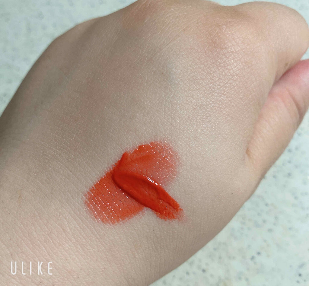 ジューシーラスティングティント/rom&nd/リップティントを使ったクチコミ（2枚目）