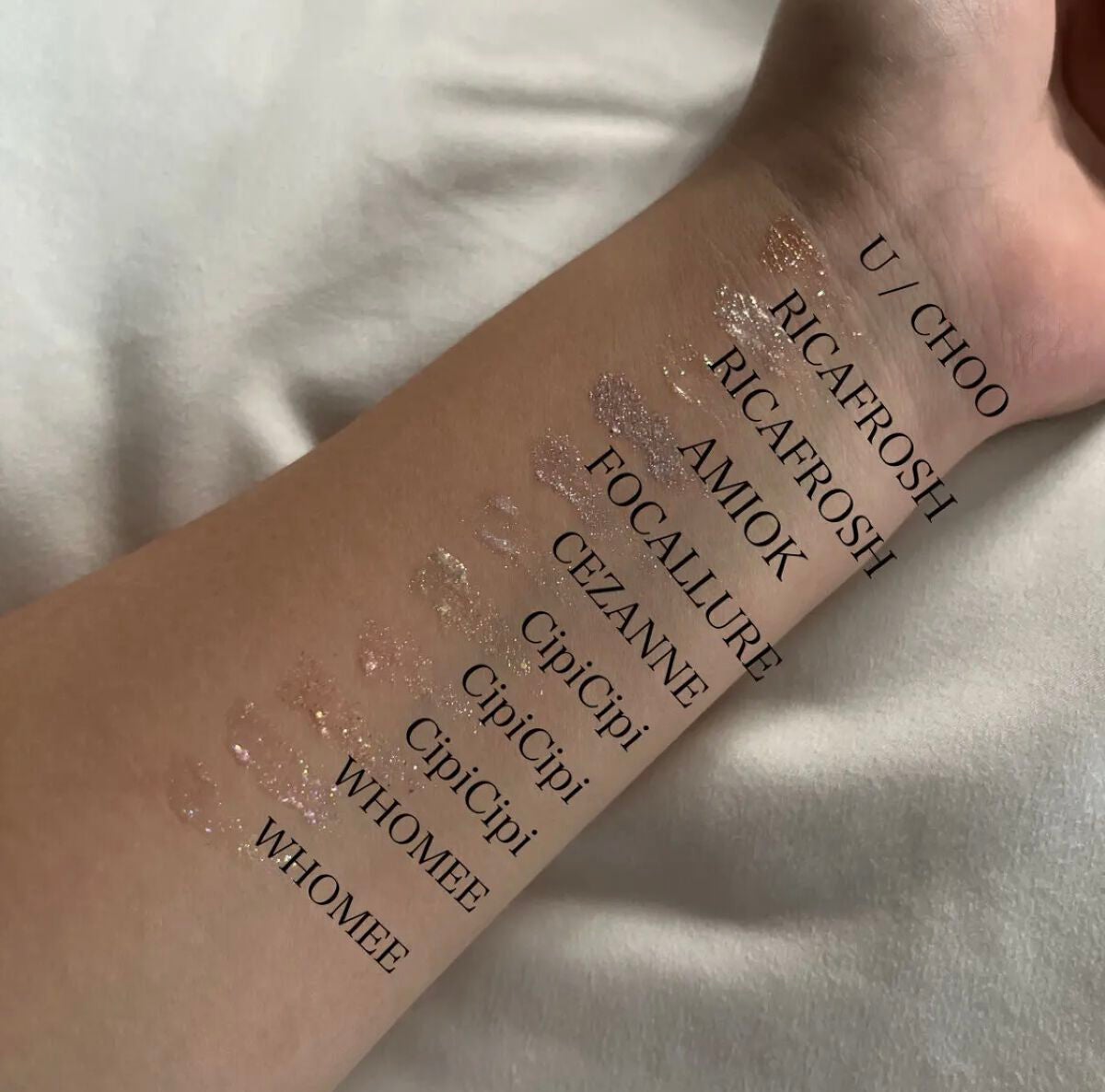 リキッド グリッター シャドウ/rom&nd/グリッターを使ったクチコミ(2枚目)