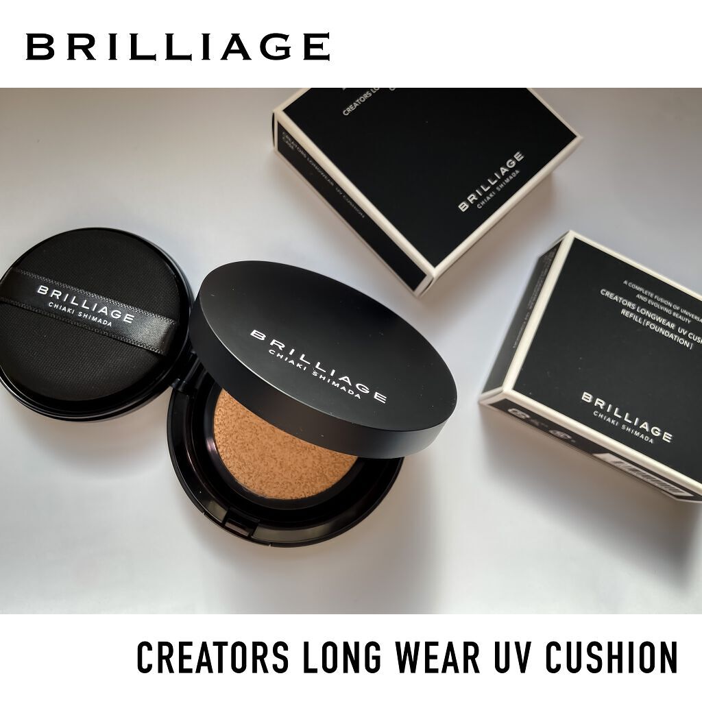 クリエイターズ ロングウェア UV クッション/ブリリアージュ/クッションファンデーションを使ったクチコミ(1枚目)