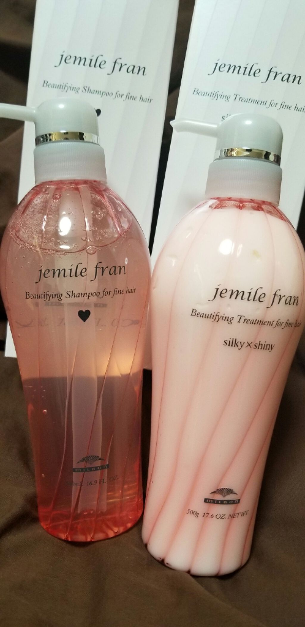 トリートメント シルキーシャイニー さらツヤタイプ/ジェミールフラン/洗い流すヘアトリートメントを使ったクチコミ（2枚目）