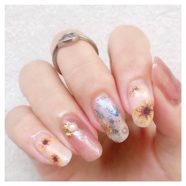 ❥﻿
こんばんは😌﻿
﻿
やーっと念願のひまわりネイル🌻﻿
ちょいっと久々なピンク系のネイル💅﻿
▷ #auオフィスネイル﻿
﻿
﻿
୨୧┈┈┈┈┈┈┈┈┈┈┈┈┈┈┈୨୧﻿
﻿
❁使用カラー❁﻿
❤︎