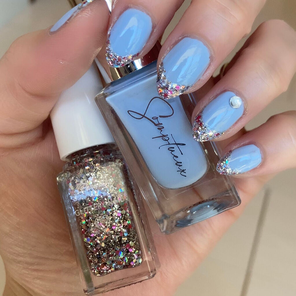 Somptueux(ソンプチュー) ネイルポリッシュ/DAISO/マニキュアを使ったクチコミ(2枚目)