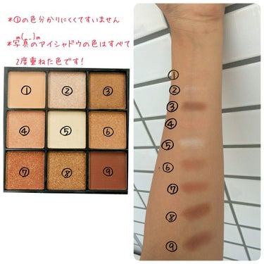 UR GLAM　BLOOMING EYE COLOR PALETTE/U R GLAM/パウダーアイシャドウを使ったクチコミ（2枚目）