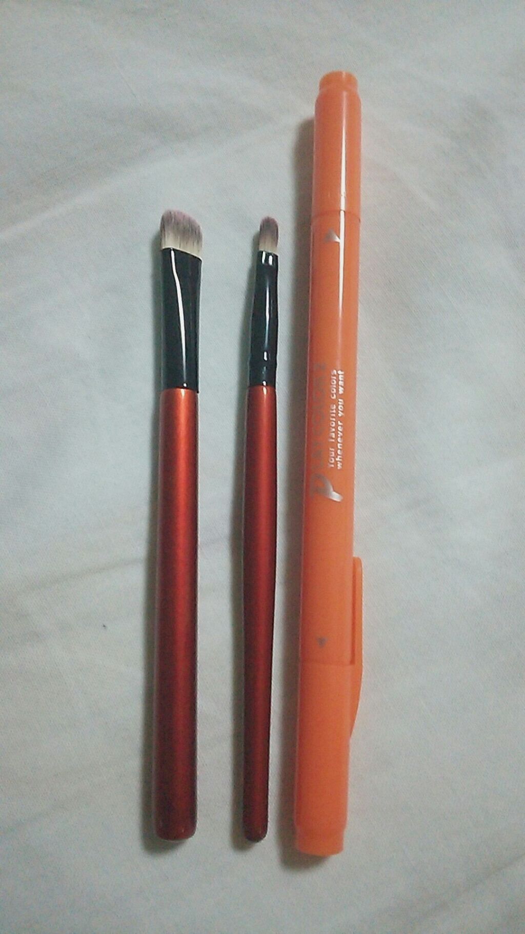 春姫 アイライナーブラシ/DAISO/メイクブラシを使ったクチコミ（3枚目）