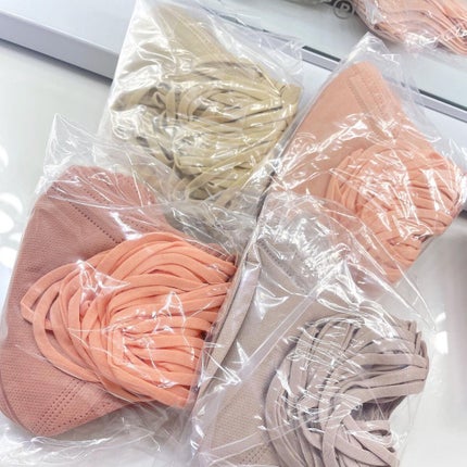 立体構造 不織布マスク/Qoo10/マスクを使ったクチコミ(2枚目)