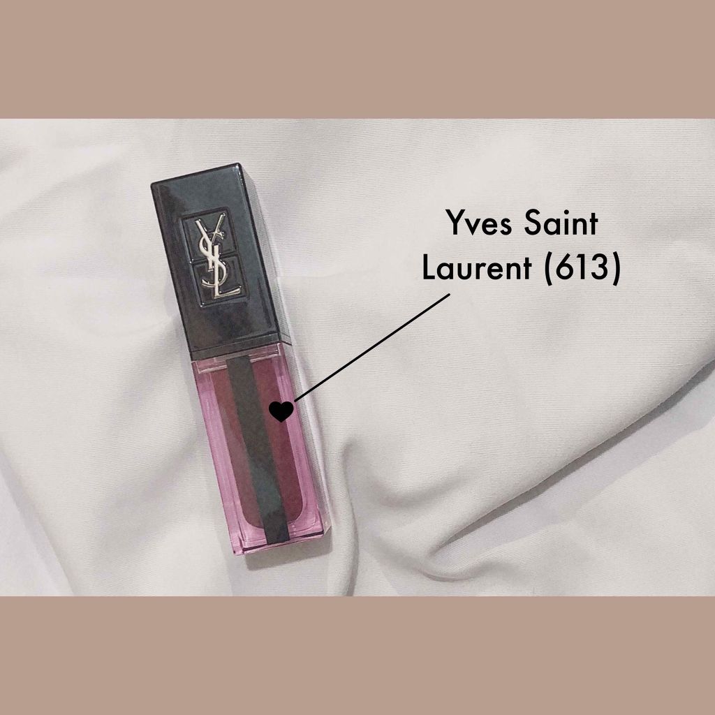 ルージュ ピュールクチュール ヴェルニ ウォーターステイン/YVES SAINT LAURENT BEAUTE/口紅を使ったクチコミ（1枚目）