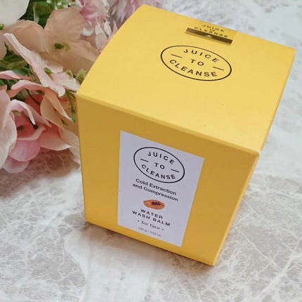 ウォーターウォッシュバーム/JUICE TO CLEANSE/スクラブ・ゴマージュを使ったクチコミ(1枚目)