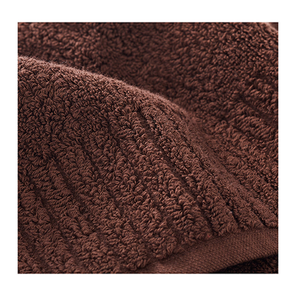 オーガニックコットン フェイスタオル ブラウン