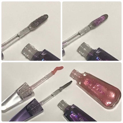 LIP38℃ +UnFrame<ホログラフィック>/UZU BY FLOWFUSHI/リップグロスを使ったクチコミ(3枚目)