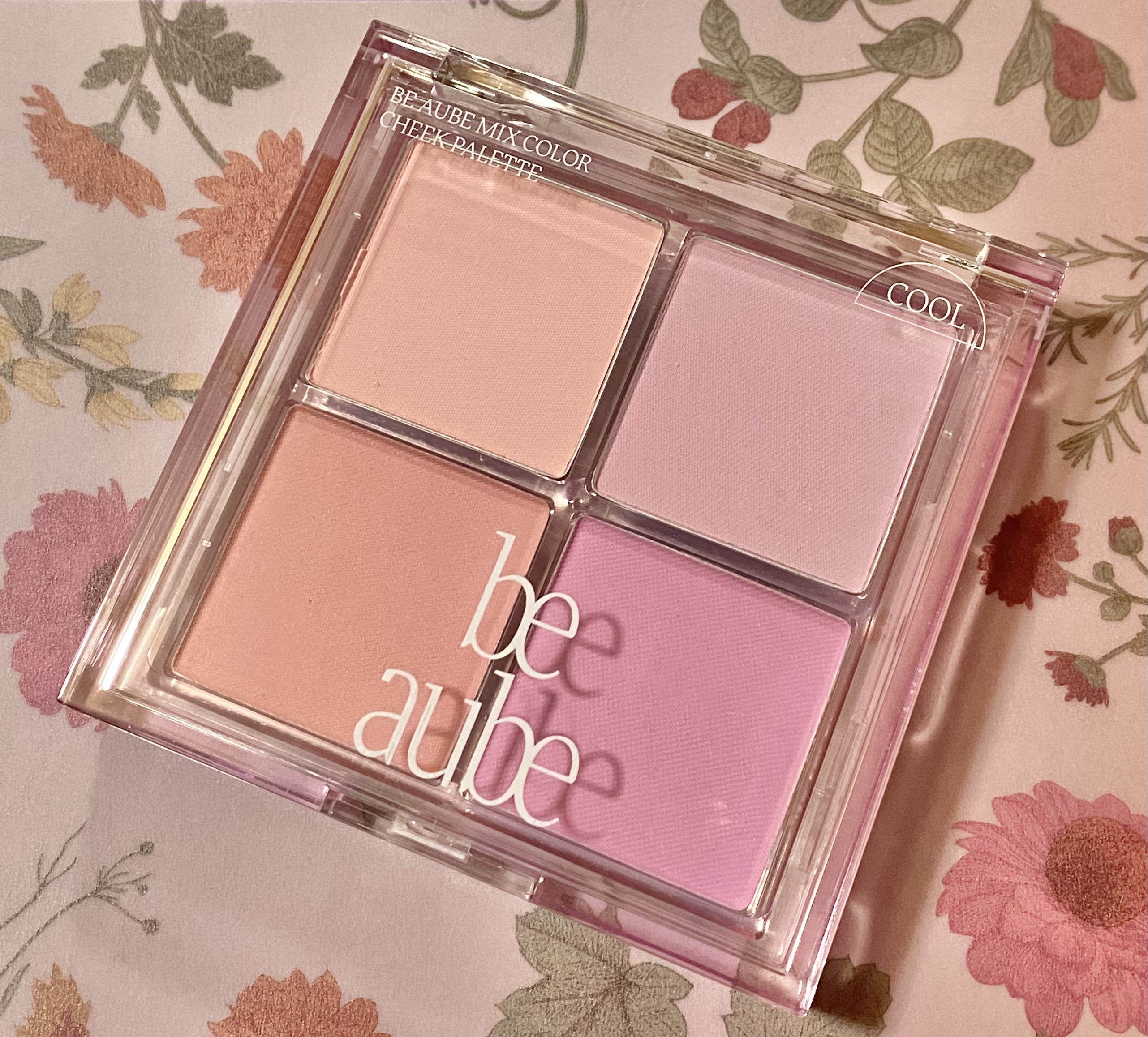 ミックスマッチチークパレット/be aube/パウダーチークを使ったクチコミ（1枚目）