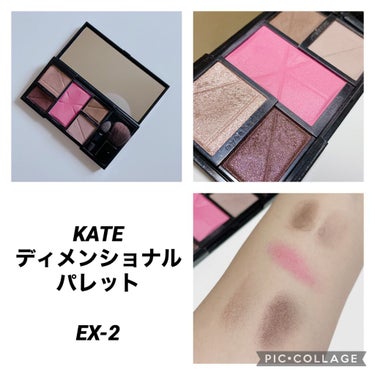 ディメンショナルパレット EX-2 /KATE/メイクアップキットを使ったクチコミ（1枚目）