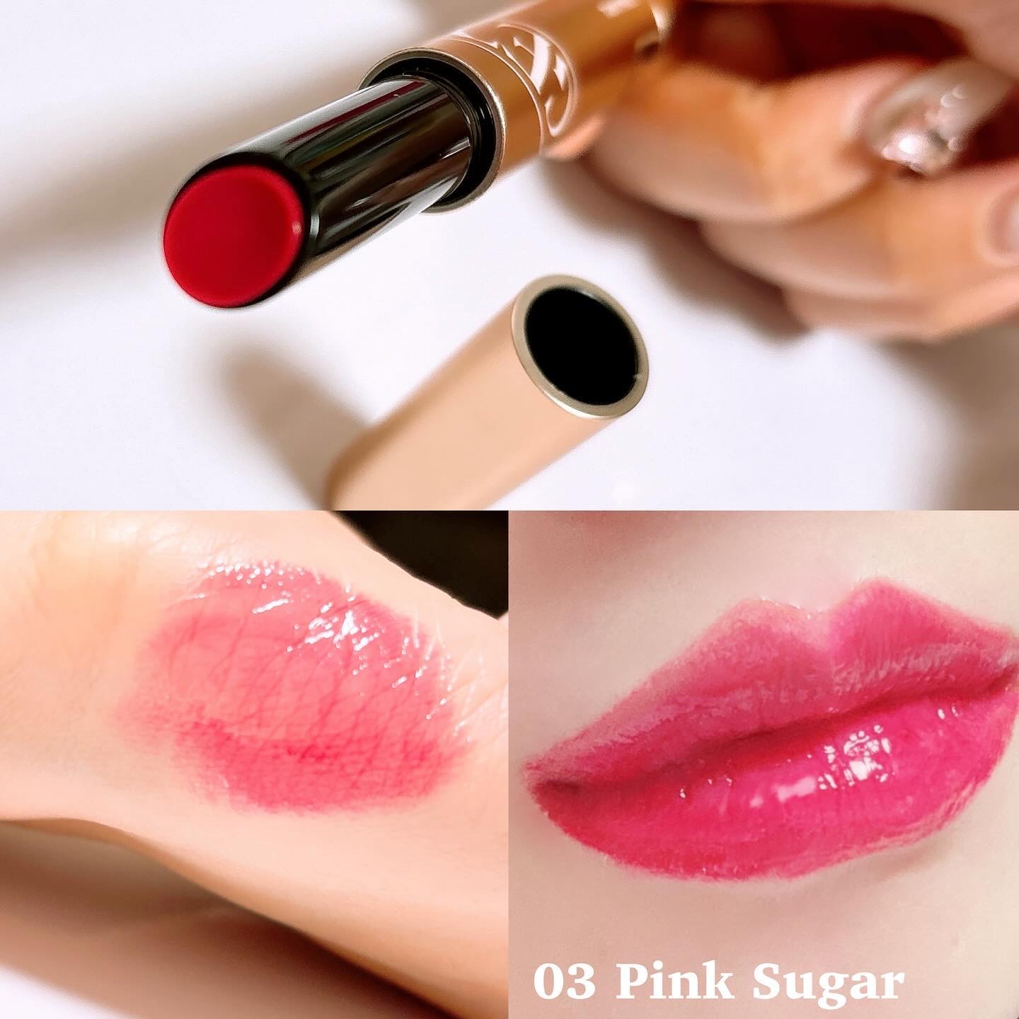 ゲットイットティントグレーズバーム/TONYMOLY/リップティントを使ったクチコミ（3枚目）