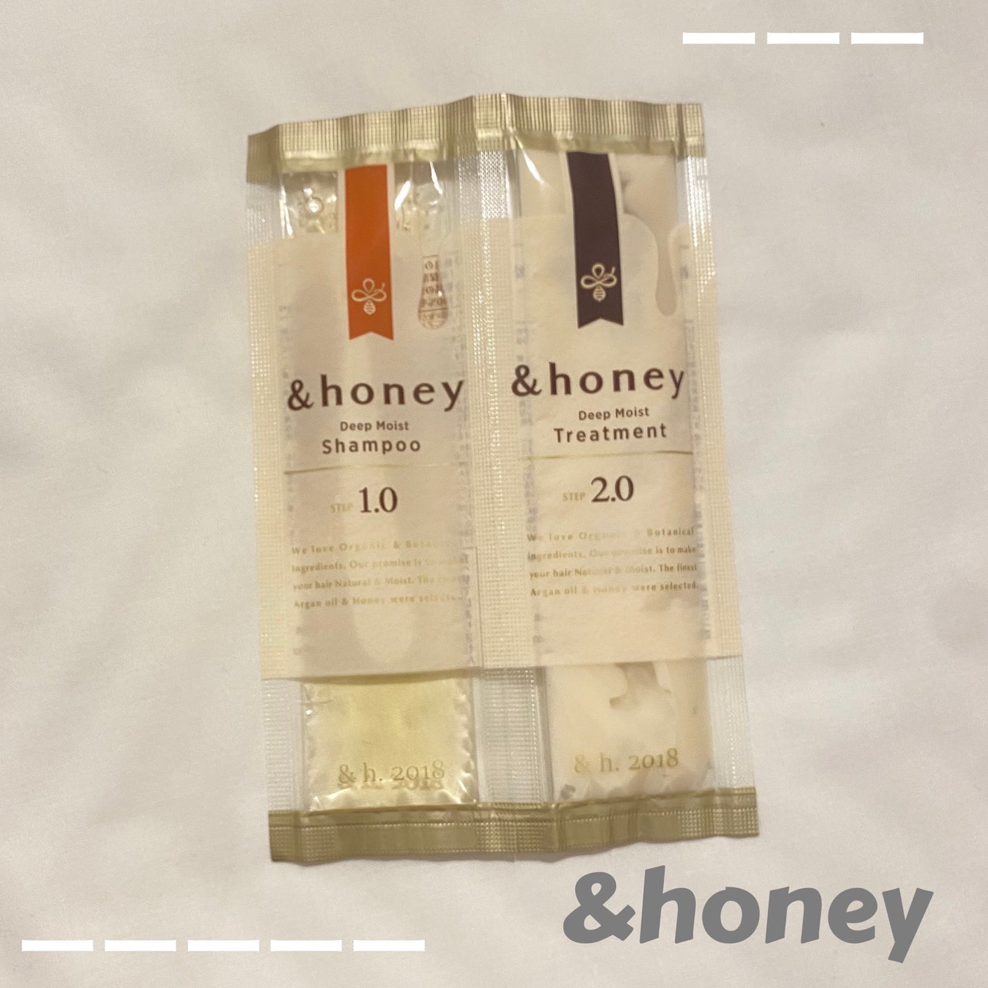 ディープモイスト シャンプー1.0/ヘアトリートメント2.0/&honey/市販シャンプーを使ったクチコミ(1枚目)