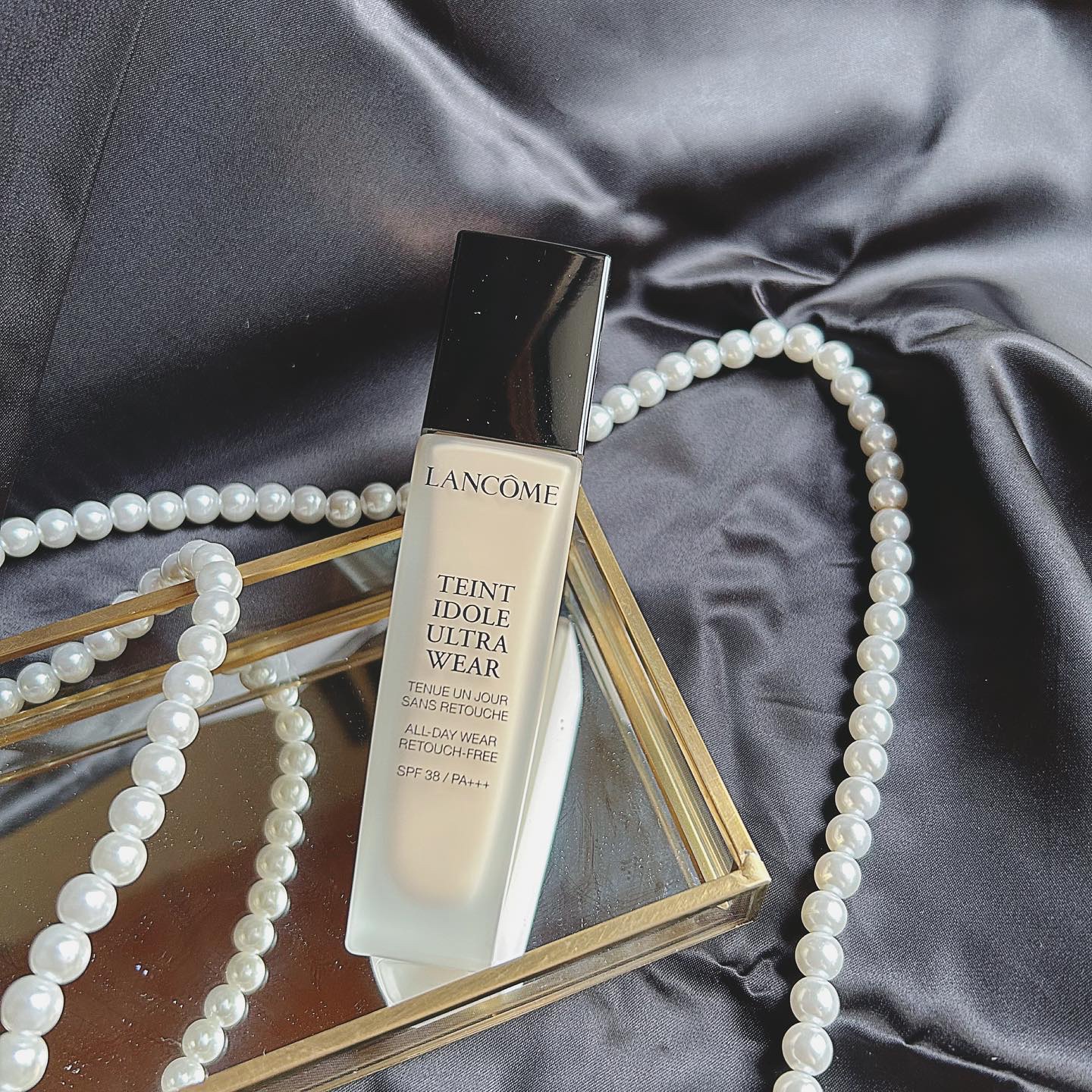 タンイドル ウルトラ ウェア リキッド/LANCOME/リキッドファンデーションを使ったクチコミ（1枚目）