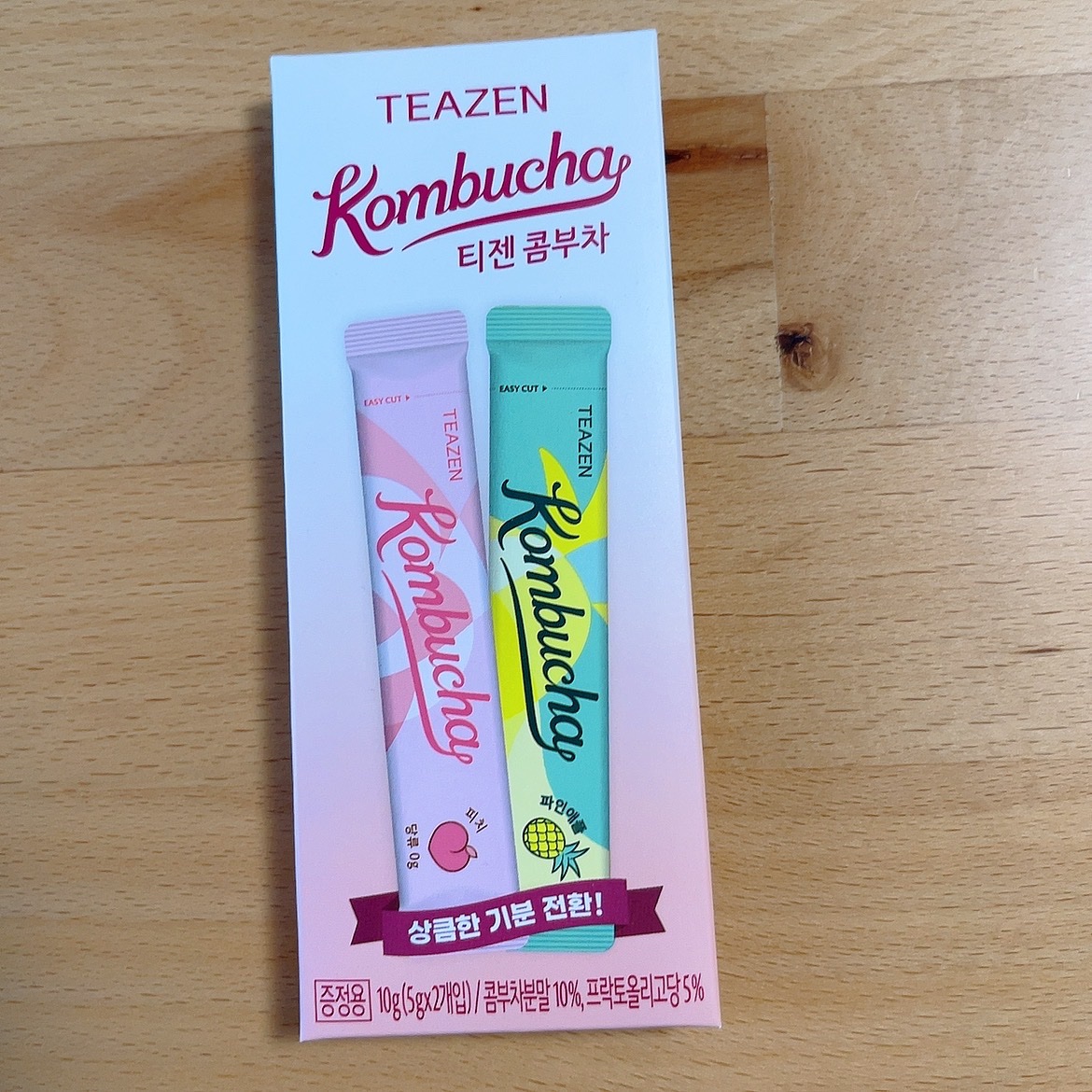 コンブチャ コンブチャ パイナップル/TEAZEN/コンブチャを使ったクチコミ（1枚目）