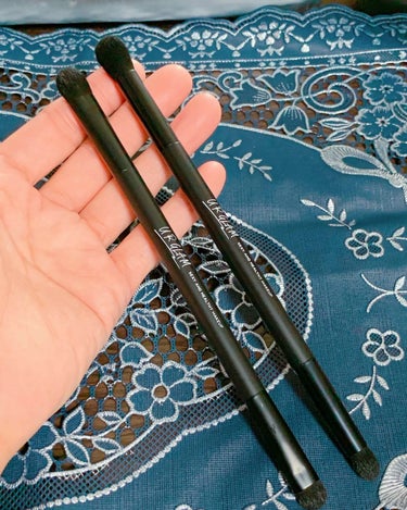 UR GLAM　DUO EYESHADOW BRUSH B（デュオアイシャドウブラシB）/U R GLAM/メイクブラシを使ったクチコミ（2枚目）