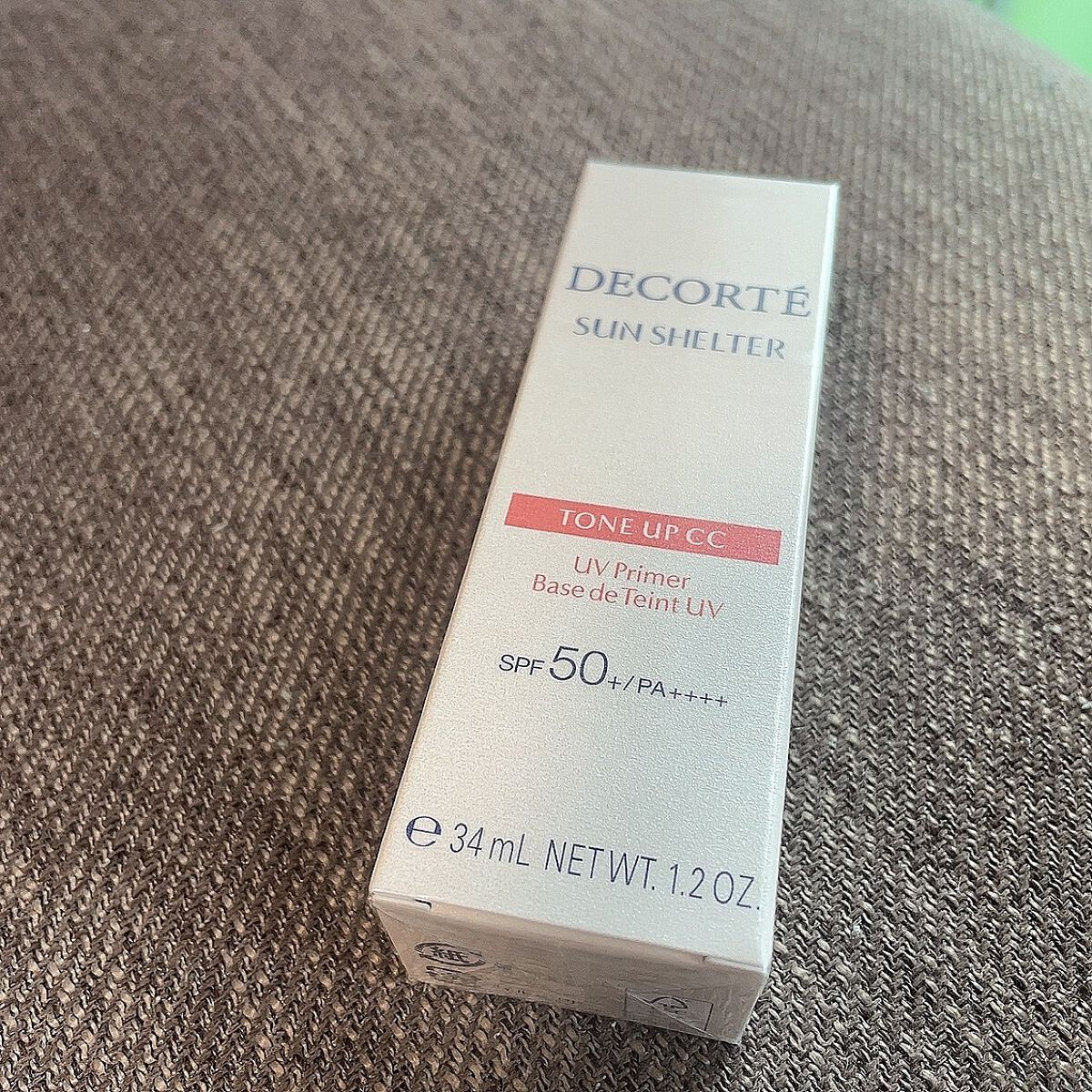 サンシェルター トーンアップCC/DECORTÉ/CCクリームを使ったクチコミ(2枚目)