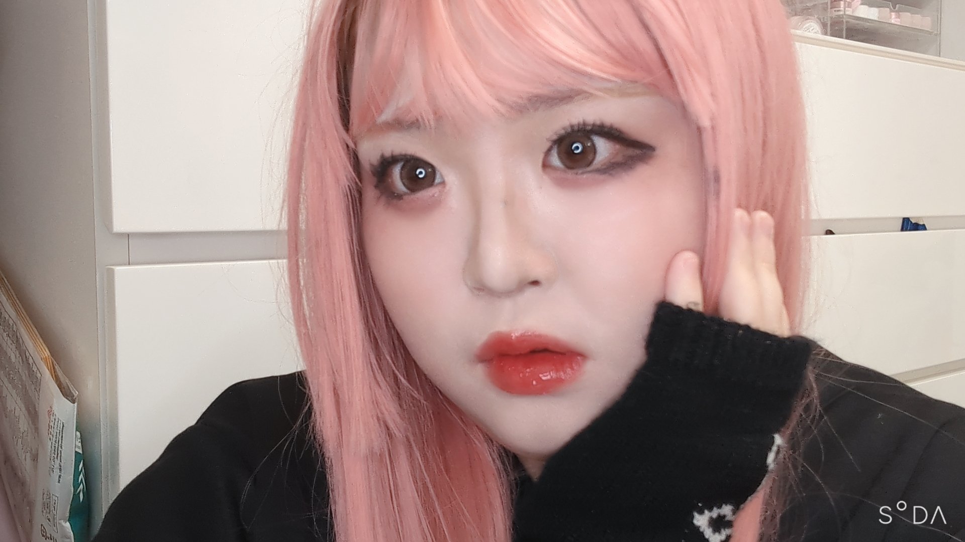 「密着アイライナー」ショート筆リキッド/デジャヴュ/リキッドアイライナーを使ったクチコミ（2枚目）