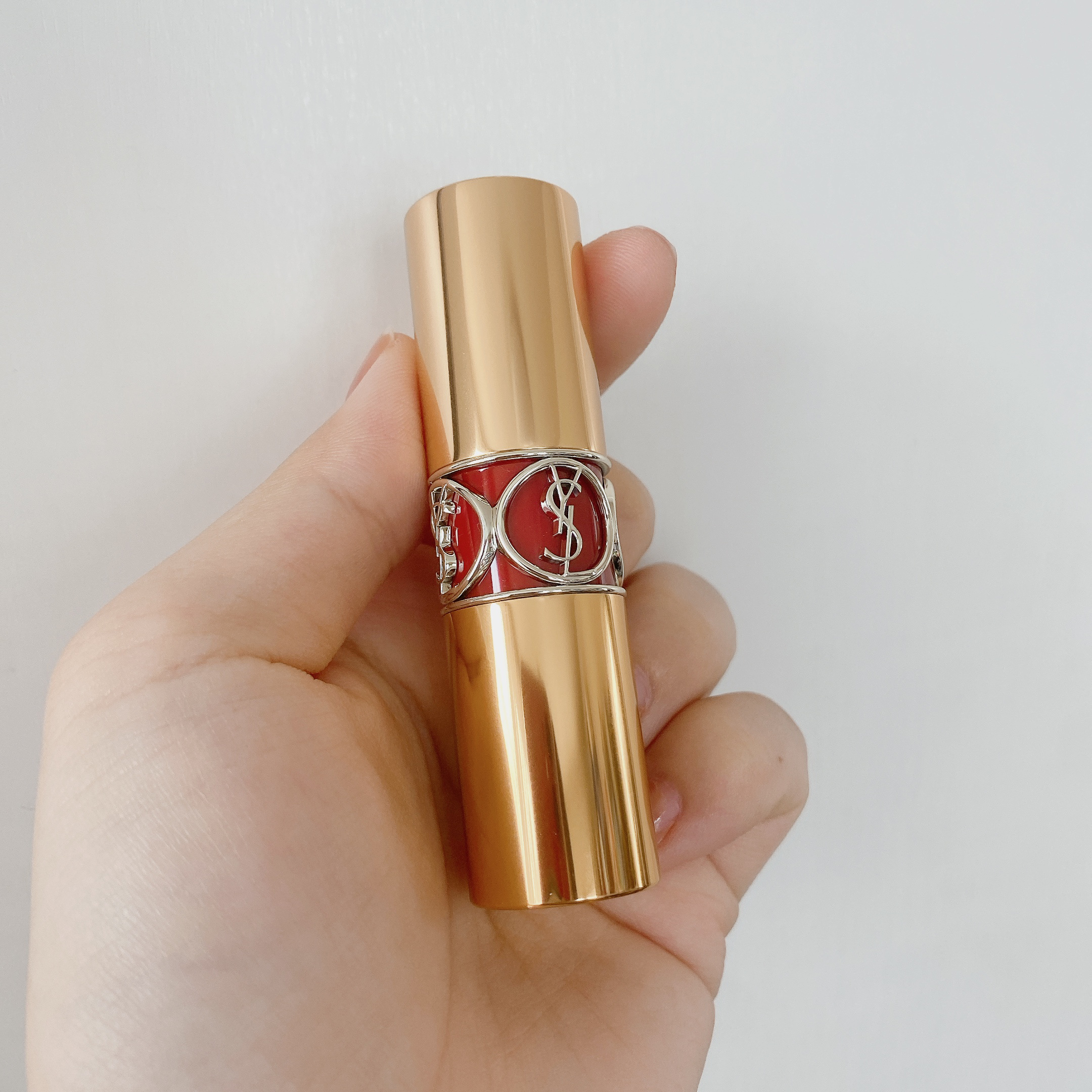 ルージュ ヴォリュプテ シャイン No.80 チリ チュニック/YVES SAINT LAURENT BEAUTE/口紅を使ったクチコミ（2枚目）