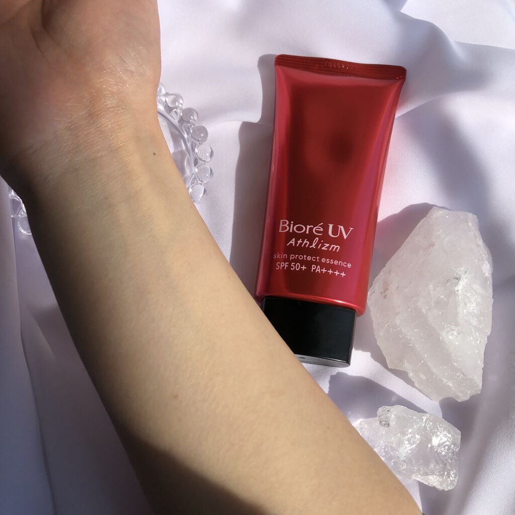 UV  アスリズム　スキンプロテクトエッセンス/ビオレ/日焼け止めローションを使ったクチコミ（3枚目）