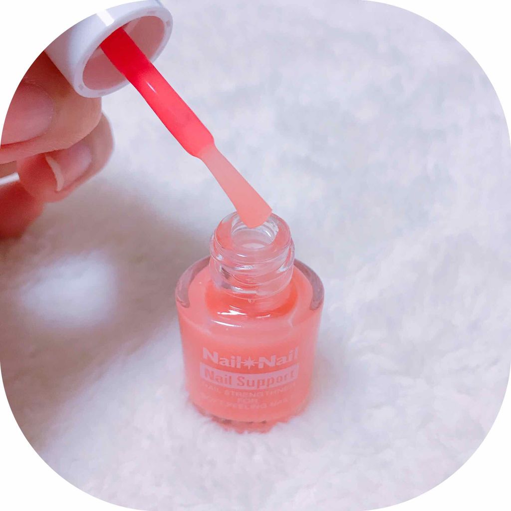 ネイルサポート ピンク/ネイルネイル/ネイルベースコートを使ったクチコミ（2枚目）