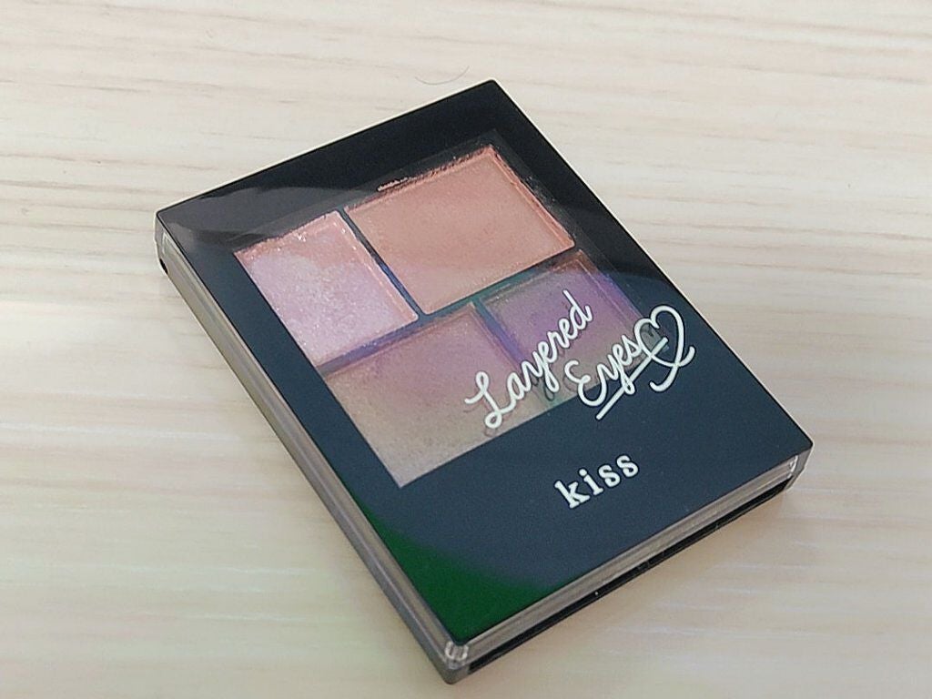 レイヤードアイズ/KiSS/アイシャドウパレットを使ったクチコミ(3枚目)