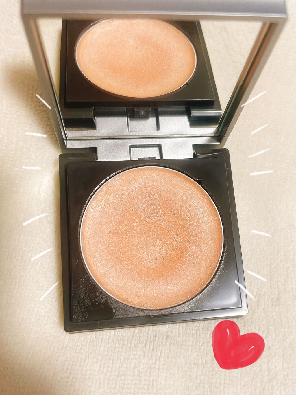 &be グロウハイライター/&be/クリームハイライトを使ったクチコミ(2枚目)