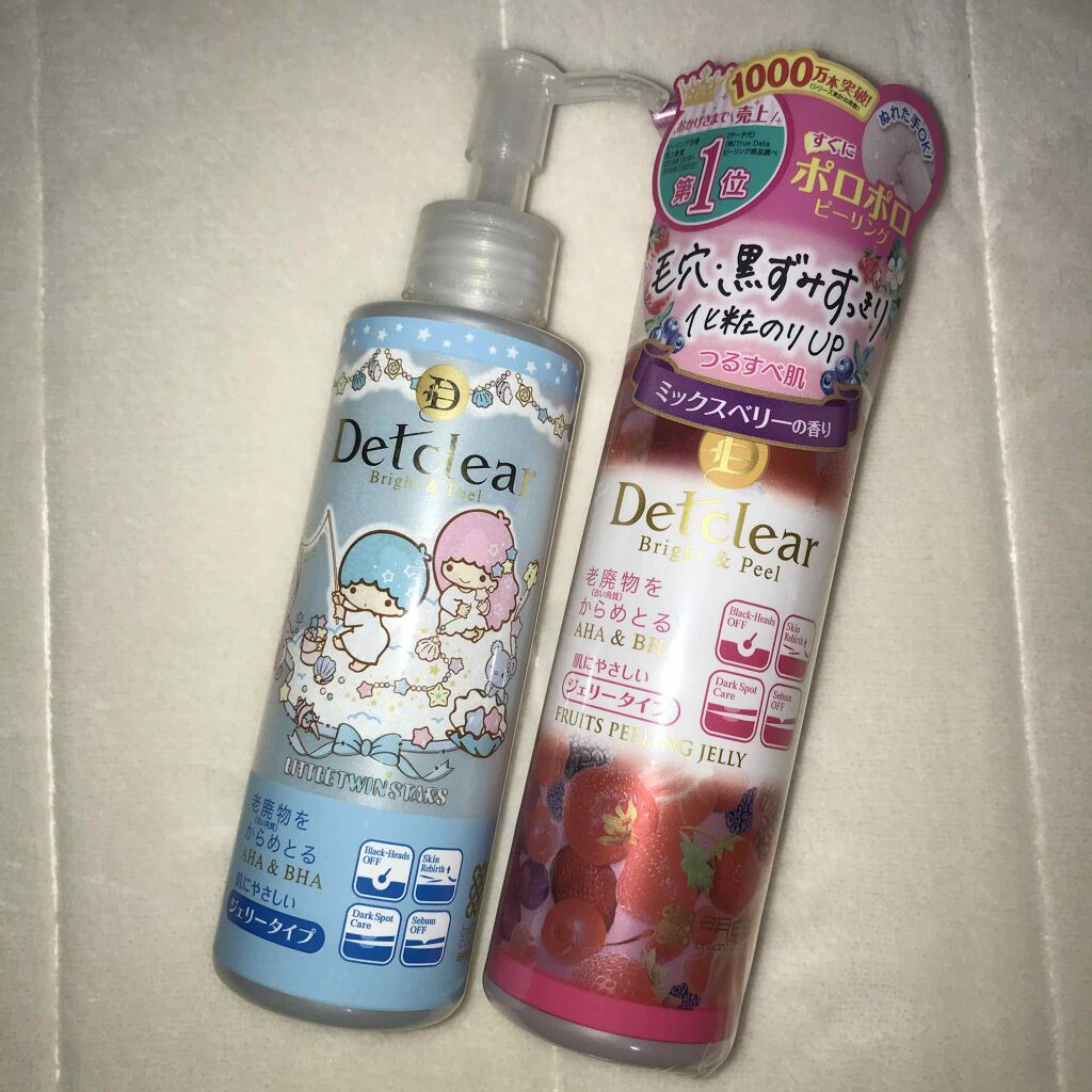 DETクリア ブライト＆ピール ピーリングジェリー <ミックスベリーの香り>/Detclear/ピーリングを使ったクチコミ（1枚目）