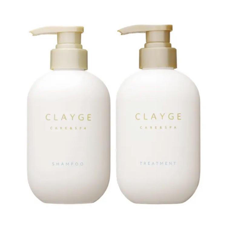 CLAYGE シャンプー/トリートメント SRのクチコミ「プレゼント当選しました！

シャンプーの説明が🩷で、トリートメント説明は🤍です

それ.....」（2枚目）