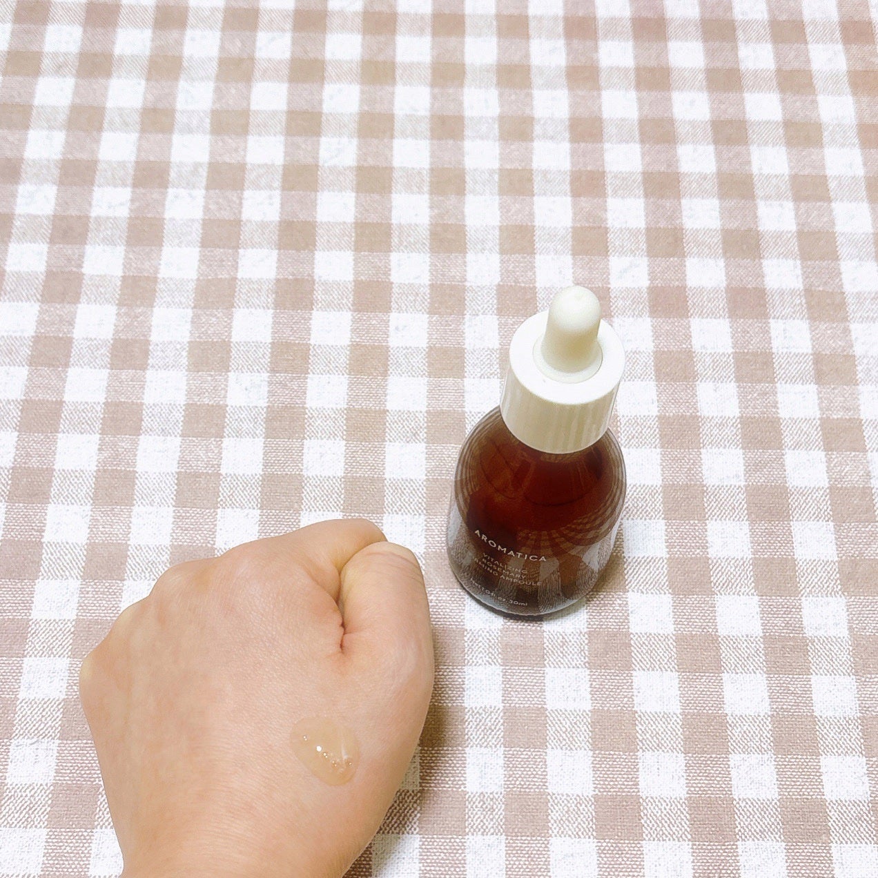 バイタライジング ローズマリー ファーミング アンプル/AROMATICA/美容液を使ったクチコミ(2枚目)