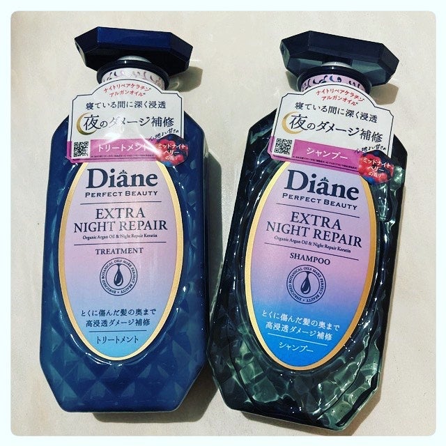 エクストラナイトリペア シャンプー&トリートメント/ダイアン/市販シャンプーを使ったクチコミ(1枚目)