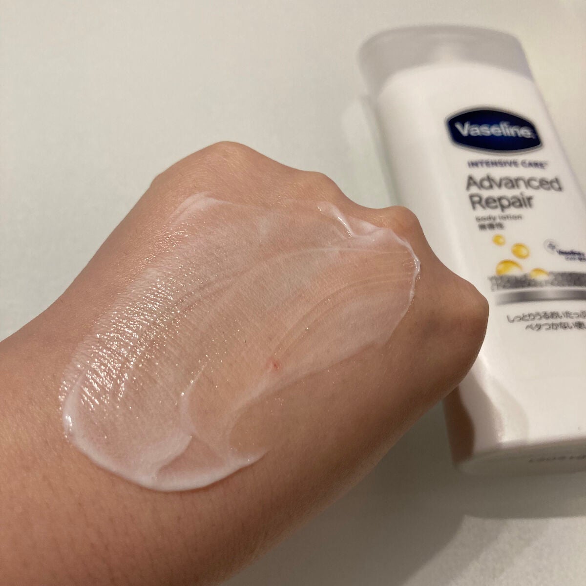 ヴァセリン アドバンスドリペア ボディローション 無香料/ヴァセリン/ボディローションを使ったクチコミ(3枚目)