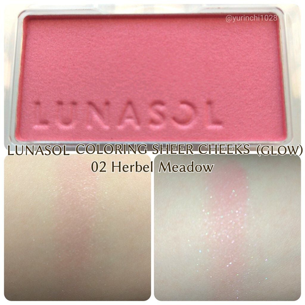 ルナソル カラーリングシアーチークス(グロウ)/LUNASOL/パウダーチークを使ったクチコミ(1枚目)