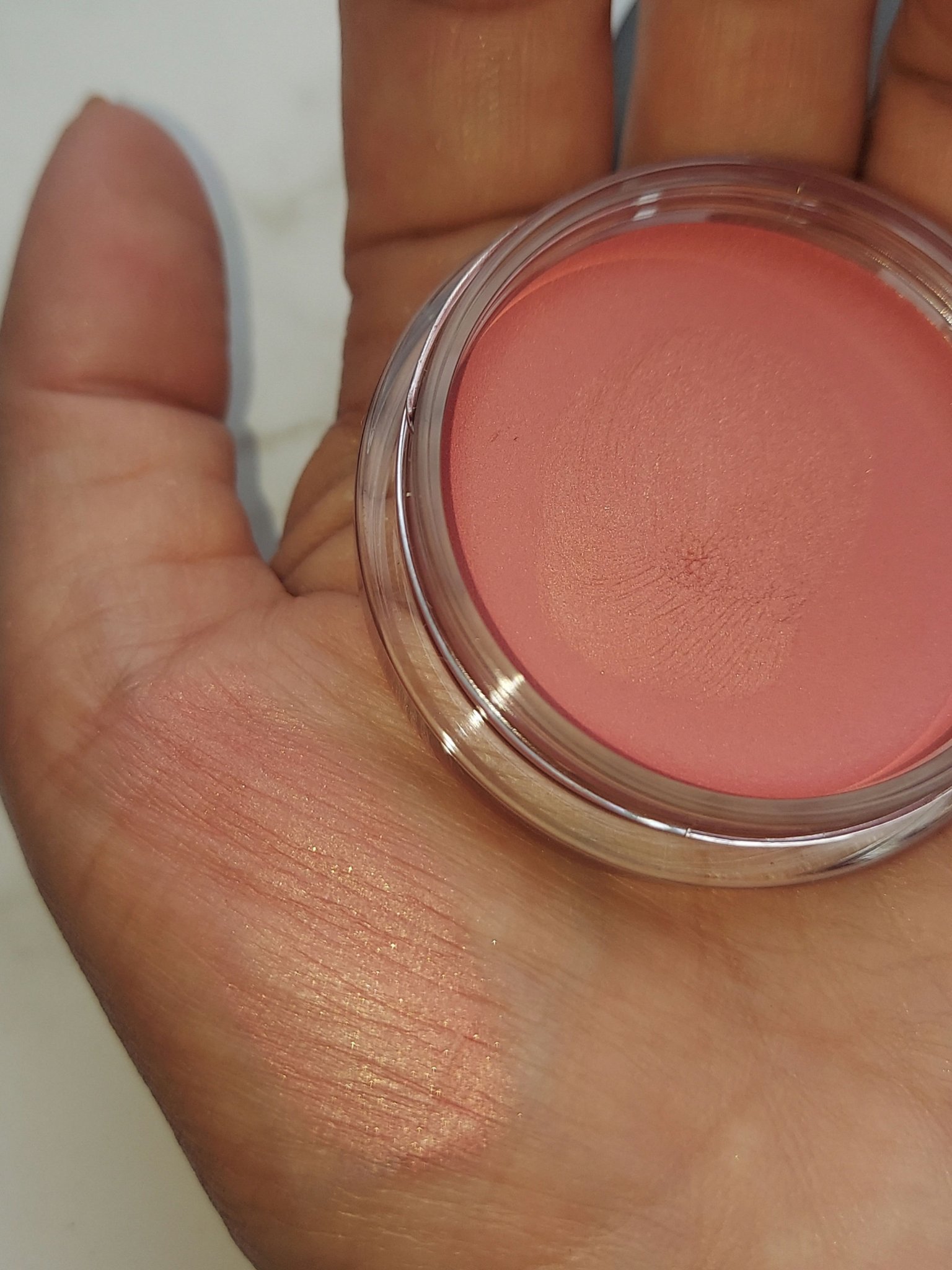 THREE グラムトーンカラーカスタード 01 ETERNAL EXPLORER/THREE/ジェル・クリームチークを使ったクチコミ（3枚目）