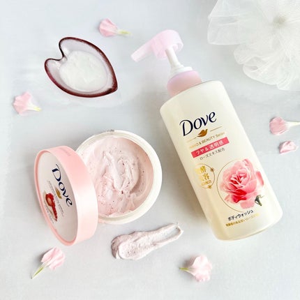 ダヴ ふわとろクリーミースクラブ ザクロ&シアバター/ダヴ/ボディスクラブを使ったクチコミ(7枚目)