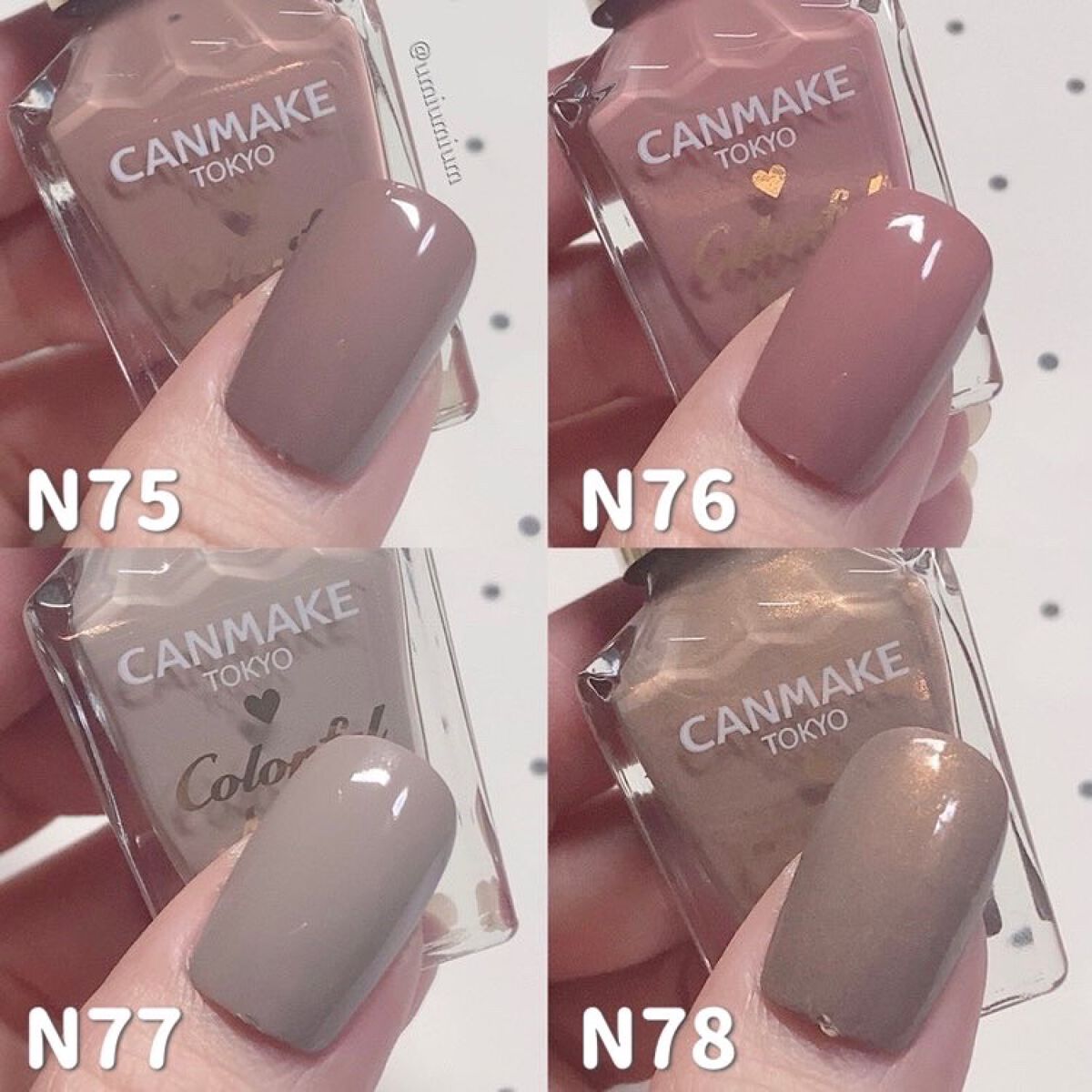 カラフルネイルズ/キャンメイク/マニキュアを使ったクチコミ(7枚目)