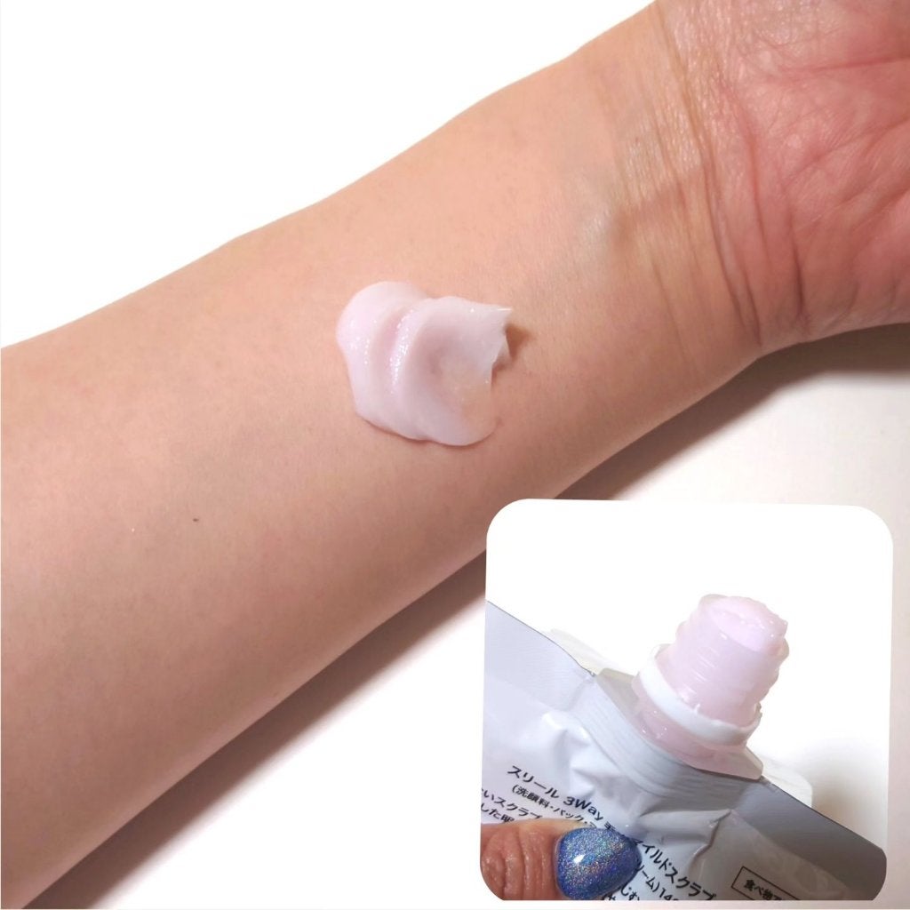 3Way毛穴マイルドスクラブ/LLL/スクラブ・ゴマージュを使ったクチコミ(3枚目)